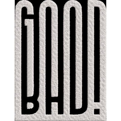 Файл вышивки GOOD-BAD