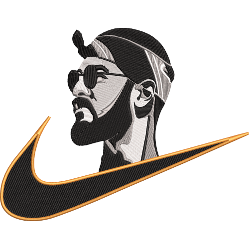 Файл вышивки Мияги найк|MiyaGi nike