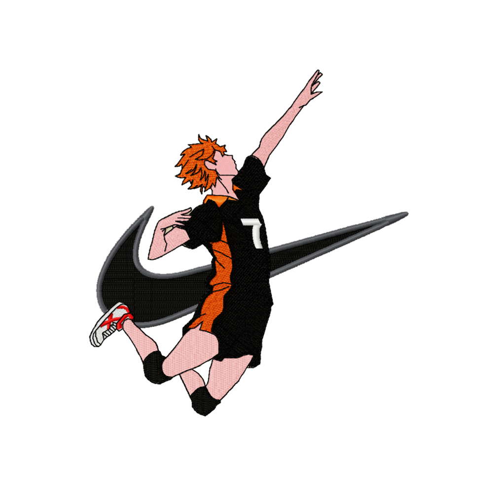 Скачать вышивку Hinata / Хината / Волейбол / Haikyuu Nike по цене 699 ₽ -  купить на сайте Эмбротека