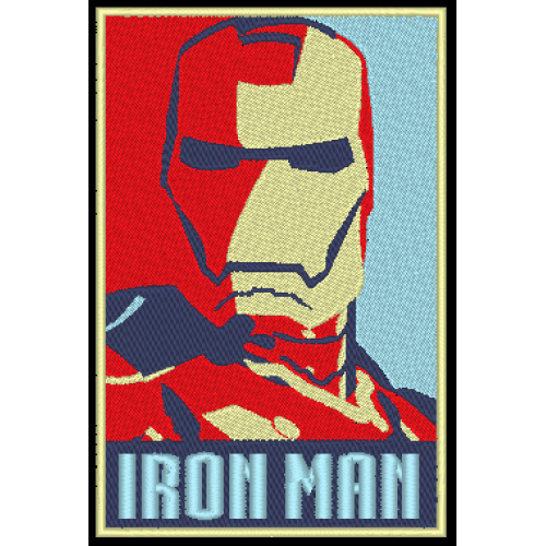 Файл вышивки IRON MAN 2