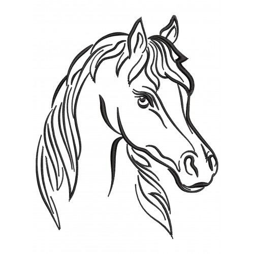 Файл вышивки Год Лошади 2026