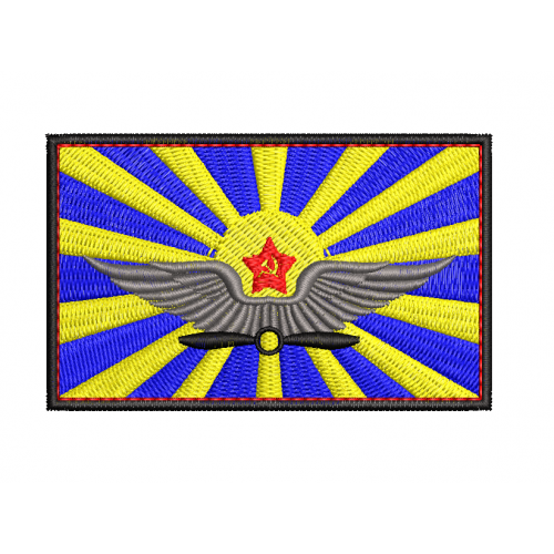 Файл вышивки Нашивка Флаг Военно-воздушных сил России
