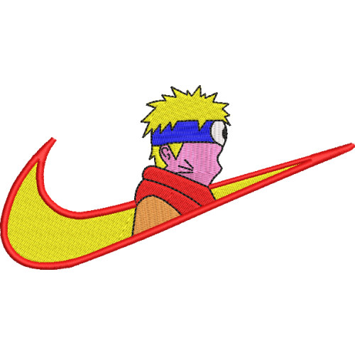 Файл вышивки Nike x Naruto Наруто