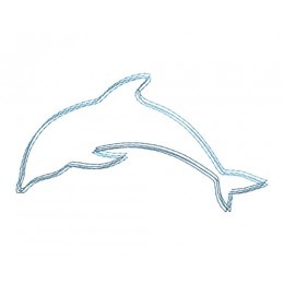 Дельфин Scribble stitch
