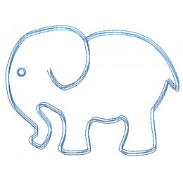 Слон Scribble stitch 2