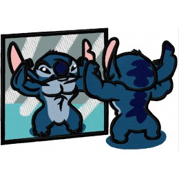 Стич перед зеркалом / Stich