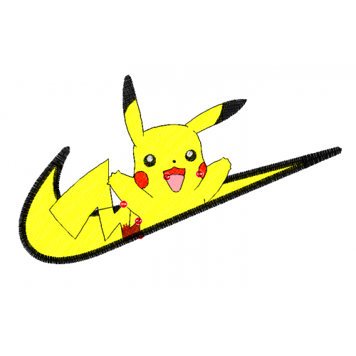 Файл вышивки Nike Pikachu / Пикачу