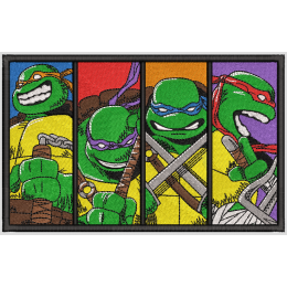 Черепашки ниндзя / коллаж 