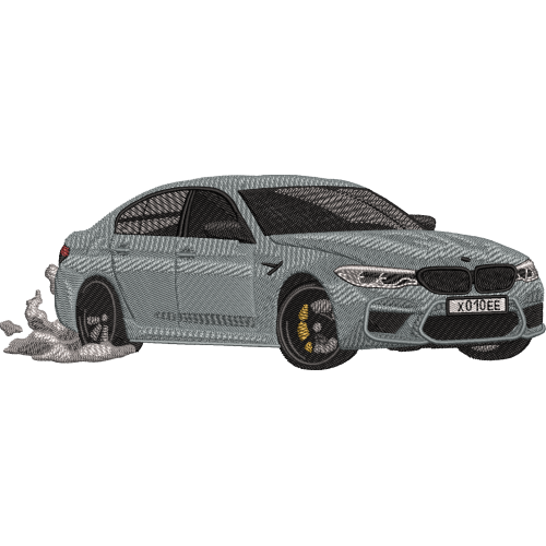 Файл вышивки Bmw m5 f90 / БМВ