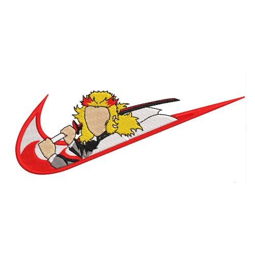 Файл вышивки Nike & Rengoku