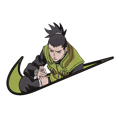 Файл вышивки Nike & Shikamaru