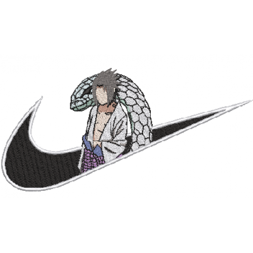 Файл вышивки Nike & Sasuke with snake