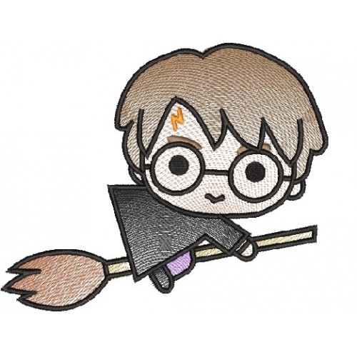 Файл вышивки Harry Potter chibi / Гарри Поттер