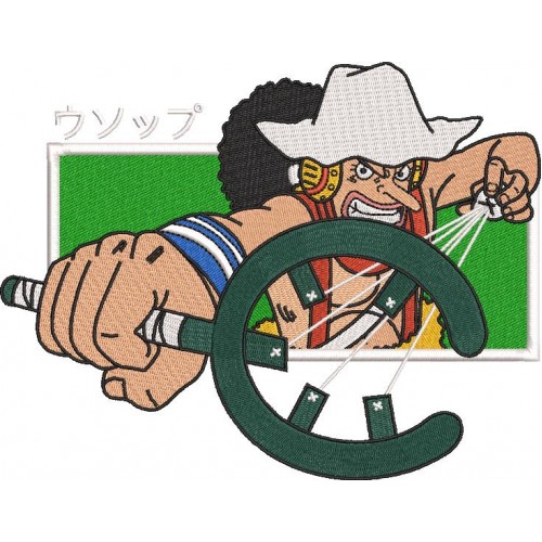 Файл вышивки Usopp One Piece/ Усоп Аниме Ван Пис