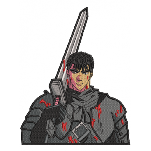 Файл вышивки Berserk Guts 5.0