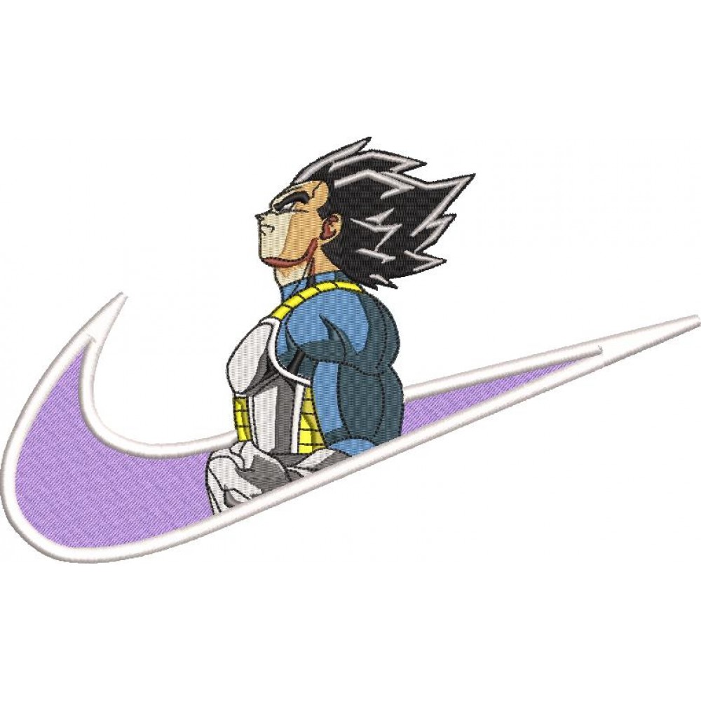 Скачать вышивку Vegeta in Rain, Dragon Ball/ Вегета из Аниме Драгон Болл  Nike по цене 350 ₽ - купить на сайте Эмбротека