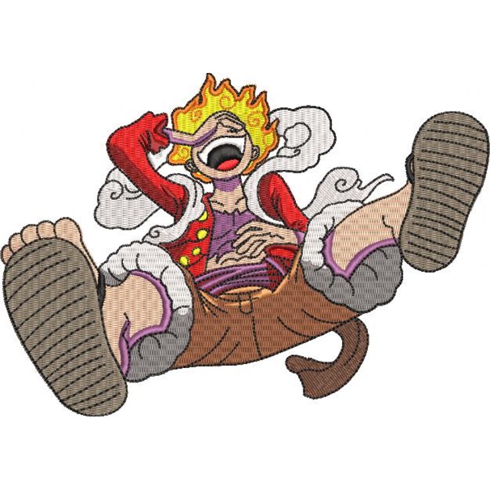 Скачать вышивку Луффи гир 5/ Monkey D Luffy Gear 5 по цене 350 ₽ - купить  на сайте Эмбротека