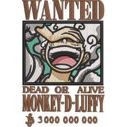 Wanted Monkey D Luffy/ Постер: Розыск Луффи
