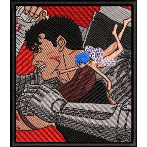 Файл вышивки Berserk Guts & Elf/ Берсерк Гатс и Эльф