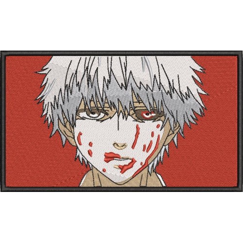 Файл вышивки Ken Kaneki/ Кен Канеки Токийский Гуль