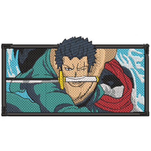 Файл вышивки Zoro boxed