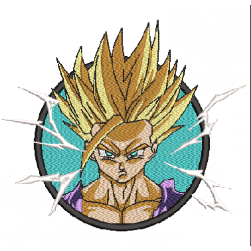 Файл вышивки Goku coin