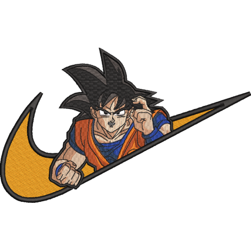 Файл вышивки Son Goku, DragonBall/ Сон Гоку. Аниме Драгонбол. Жемчужина Дракона Nike