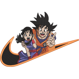 Goku And Chichi, Dragonball/ Гоку и Чичи. Аниме Драгонбол. Жечужина Дракона Nike