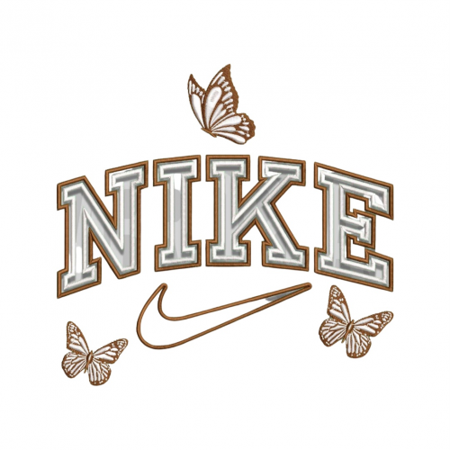 Файл вышивки Nike butterfly