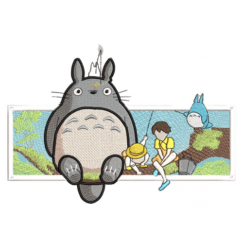 Файл вышивки Totoro