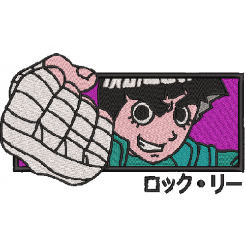 Файл вышивки Rock Lee box