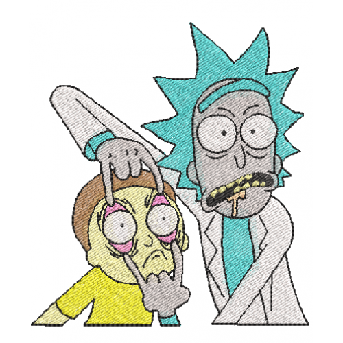 Файл вышивки Rick and Morty