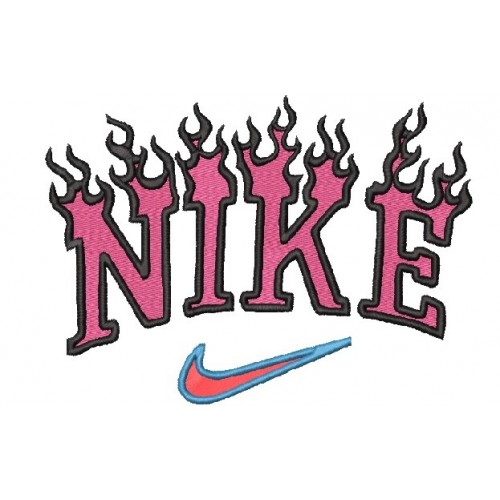 Файл вышивки Nike Fire