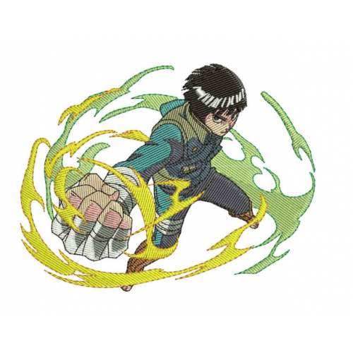 Файл вышивки Rock Lee