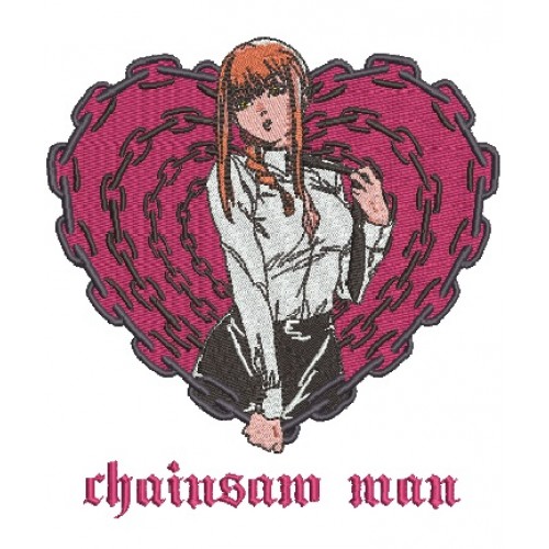 Файл вышивки Chainsaw man