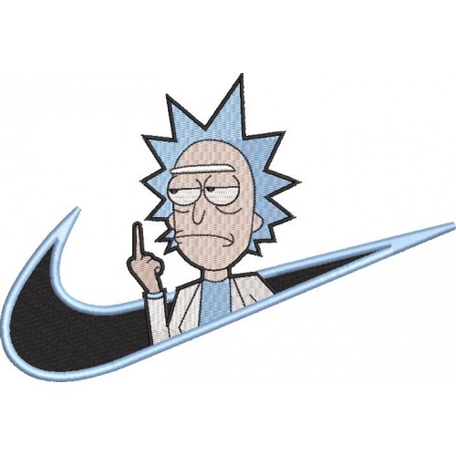 Файл вышивки Rick Sanchez/ Рик и Найк Аниме Рик и Морти