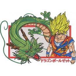 Goku and Shenron/ Гоку и Шенрон