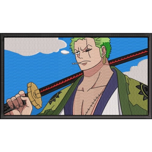 Файл вышивки Zoro/ Зоро с Катаной