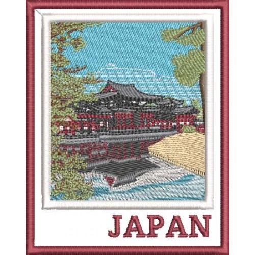 Файл вышивки JAPAN Япония Токио Пейзаж