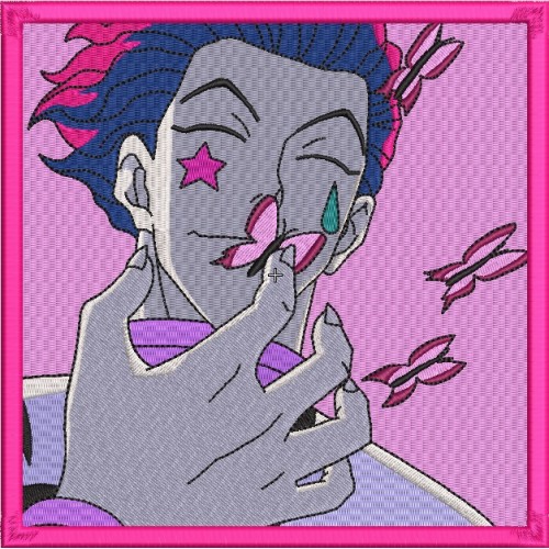 Файл вышивки Hisoka pink