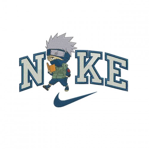 Файл вышивки Nike & Kakashi