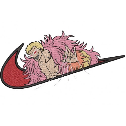 Файл вышивки Nike & Doflamingo/ Найк и Дофламинго