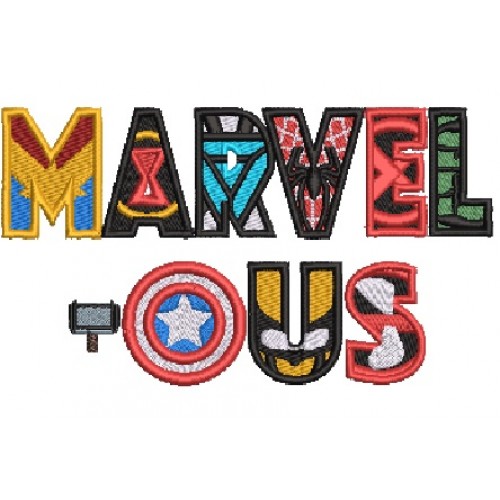 Файл вышивки Marvel Toys