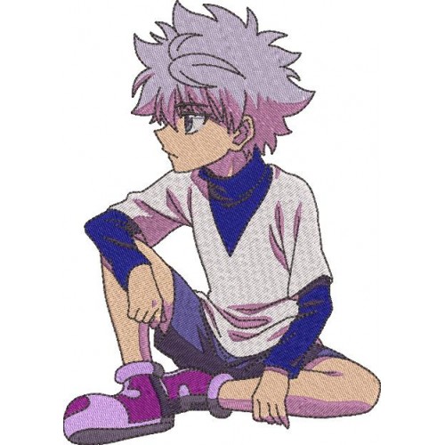 Файл вышивки Killua Zoldick. Киллуа Золдик. Аниме Хантер х Хантер