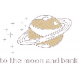 Парный дизайн: До луны и обратно/ to the moon and back