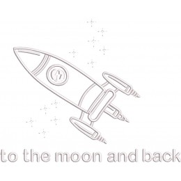 Парный дизайн: До луны и обратно/ to the moon and back 2
