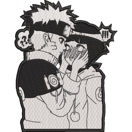 Файл вышивки Naruto and Hinata Love/ Наруто и Хината