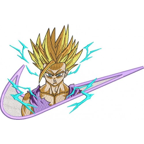 Файл вышивки GOHAN SUPER SAIYAN