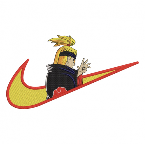 Файл вышивки Nike & Deidara/ Найк и Дейдара