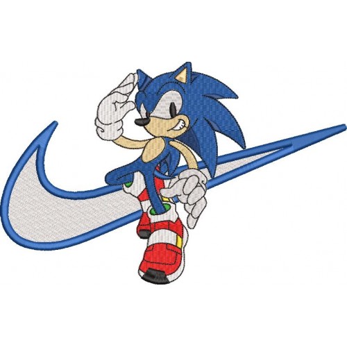 Файл вышивки Соник и Найк/ Sonic and Nike